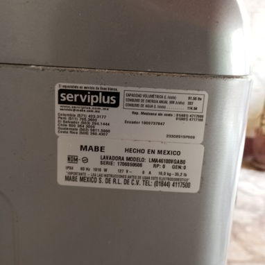 Lavadora secadora 16 kg automática - Img 121836018