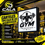 Diseños y carteles luminosos para gym - Img 57335673