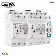 ATS Trasnfer automático de potencia ininterrumpida 63A 110/220V 2Polos y 4Polos Marca:GEYA - Img 55308685