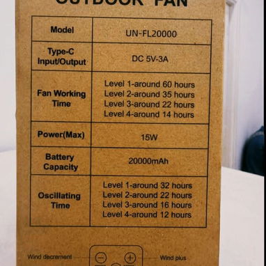 Ventilador F6 recargable - Img 123132524