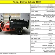 Triciclo Eléctrico de carga C400 A - Img 56647743