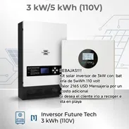 REBAJAS 🫰 Kit Solar de 3kw Inversor y 5kwh de batería - Img 56944454