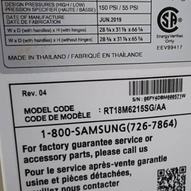 Se vende refrigerador Samsung de 18 pies - Img 125544921