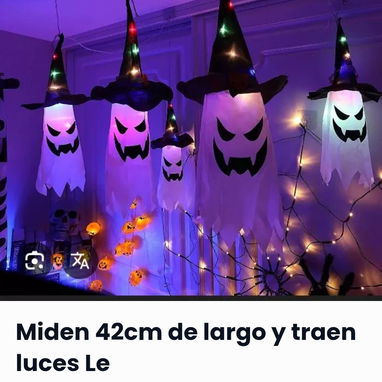 🎃 Decoración colgante para Haloween 🧙‍♀️Brujas,calabazas, fantasmas y carabelas - 8/10