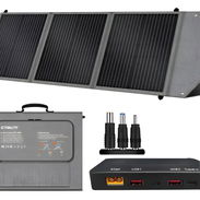 Panel Solar Plegable de 100 w. Qc3.0 45w 12v Pwm Gris Oscuro 20.5v. Ctolity Sp100. - Img 57054612