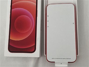 Vendo iPhone 12 nuevo en su caja color rojo - Img 65863119