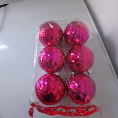 Esferas de 8cm  El estuche de 6 unidades  Precio 7usd - 4/4