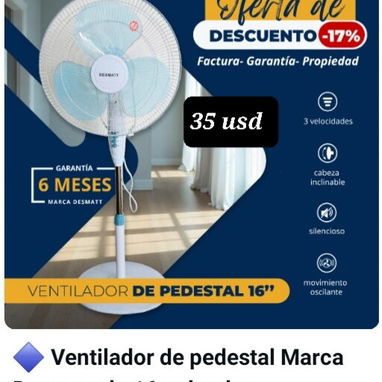 Ventilador de Pedestal - Img 121072923