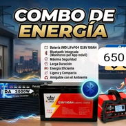 Combo💲650USD Batería Litio lifepo4 12.8v 100A BMS con Bluetooth ➕ Inversor Onda Pura Unizuki 3000w ➕Cargador inteligent - Img 55945538