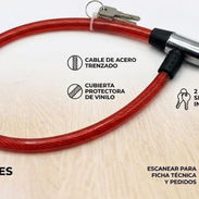 Candado de bicicleta con dos lleves excelente calidad 2900 cup - Img 56435391