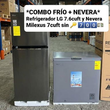 Combo Refrigerador y Nevera - Img 122999785