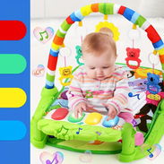 Gimnasio De Juegos Para Bebes. Incluye Manta de Juego. Piano con 3 Sonidos. Arco con 5 Accesorios colgantes. Nuevo!!! - Img 54926663