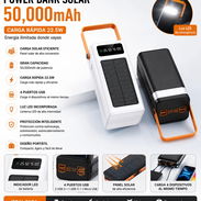 Power Bank Solar 50,000 mAh – Carga Rápida 22.5W - Img 56835847
