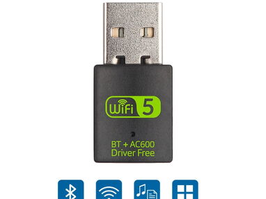 Adaptador Wifi + Bluetooth USB - 2,4Ghz / 5Ghz. - Img 66668286