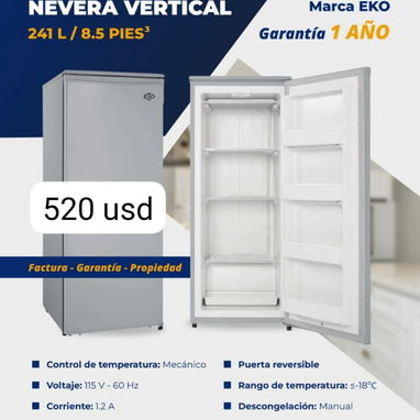Nevera 3.5 pies,5,7,8,9,10 pies,Ventilador,Refrigerador,Split,Expositor,Calentador de Agua,Colchón,Tv 32,Tv 43,Tv 55,T - Img 119867878