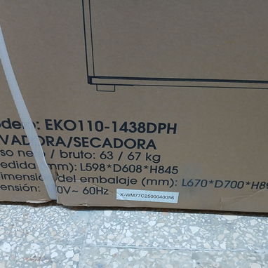 LAVADORA SECADORA EKO - Img 121017650