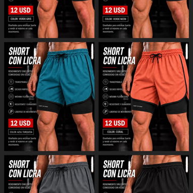 Ropa Deportiva,contamos con todas las tallas(s hasta xl)ponte lind@ para el GYM. - 4/6
