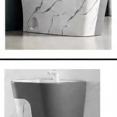 Juego de Taza de Baño e Inodoro con Lavamanos - 2/2