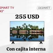 smart tv desmatt con cajita interna de 43 pulgadas.  estamos en san Miguel tenemos mensajería - Img 56048496
