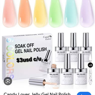 PINTURAS DE GEL PARA UÑAS ACRÍLICAS - 9/10