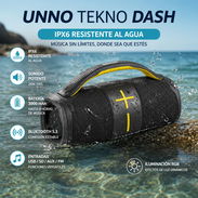 Bocina Unno Tekno Dash TWS Bluetooth 5.3 20W IPX6 Resistente Al Agua RGB USB SD Aux FM Batería 3000mAh / 75 - Img 55707782