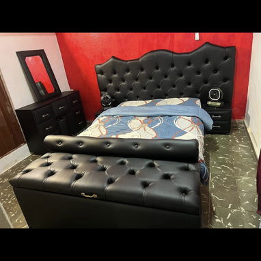 Las mejores camas tapizadas Y LOS MEJORES COLCHONES DE ESPUMA Y CON MUELLES CELLADOS Al vacío  📍no dudes en contactarno - Img 122993237