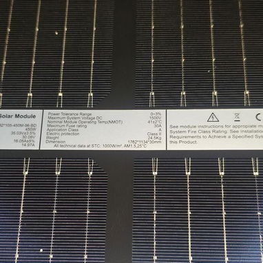 Panel solar de 450 W ideal para las eko flow bifaciales Marca : SOLAR EVER*YBM/ Eletricity - 2/2