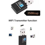 Adaptador Wifi USB inalámbrico   802.11n  a 300Mbps. Tarjeta de red Dongle para ordenador portátil y de escritorio. - Img 46046299