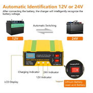 8 . Cargador 12v 10A Amarillo - 55 USD - Img 56128376