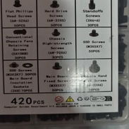 🦾🦾escribeme al whatsApp 20usd 420 tornillos para computadora, kit de separadores y tornillos para placa base, tornill - Img 55987095