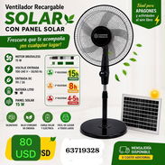 Ventiladores recargables con panel.solar - Img 56853069