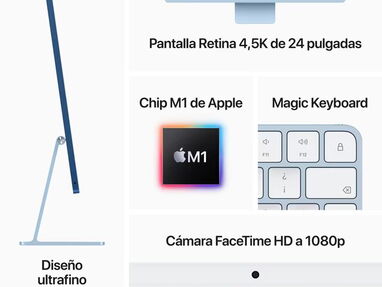iMac Chip M1 8/512 SSD. Nueva sellada en caja. Detalles en el anuncio....53226526...Miguel... - Img main-image