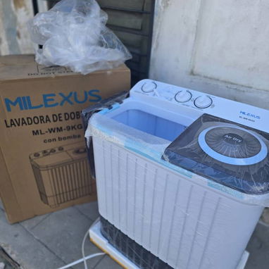 Lavadora Semiautomatica Milexus 9kg(Blanca) - Img 119909022