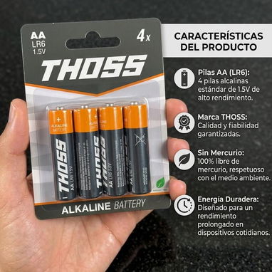 Pilas AA y AAA Alkaline - 1200 mn ( set de 4 unidades ) - 2/2