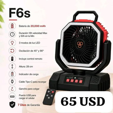 VENTILADORES RECARGABLES (ZELLE/ EURO/ USD/ EFECTIVO CUP) - 3/7