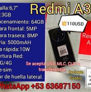 Redmi A3 nuevos 0 KM en su caja celular móvil VEDADO - Img 45716862