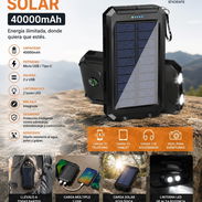 Power Bank de 40000mah con carga solar integrada con envío incluido - Img 55567045