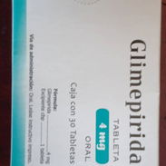 Glimepirida  4mg caja de 30 tabletas- 15 usd - Img 56911903