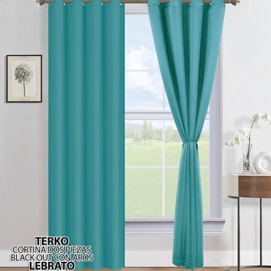 Cortinas blackout originales de 2 paños - 2/5