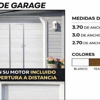 ♨️Puerta de garaje con paso peatonal ♨️ - Img 117258619