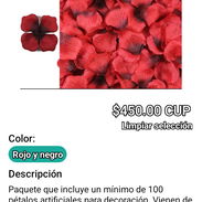 Pétalos de rosas artificiales y más detalles hermosos para decoraciones romanticas - Img 55651284
