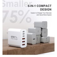 Cargador de pared rápido USB C de 65 W - Img 57983505