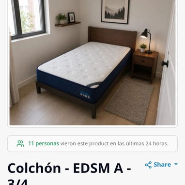 Venta de colchones d alta calidad y extremo confort. Interesados escribir al 56734610 - Img 122973583