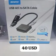- Vendo Cable SATA a USB 3.0, adaptador de disco duro USB 3.0 a SATA III compatible con disco duro HDD/SSD de 2.5 y 3.5 - Img 55847090