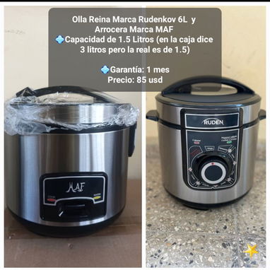 Combos de olla reina + arrocera (hay otros combos) - Img 121348345