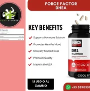 ☎️⚡⚡**Force Factor DHEA  (potenciador de testosterona)* - Img 46552784