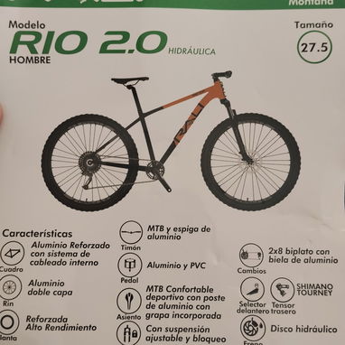 Bicicletas rali rio 2.0 medida 27.5 - 9/9