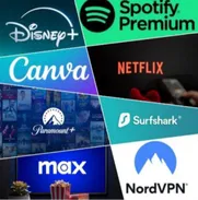 Venta de Netflix,HBO,Paramount,Prime Video.crunchyroll,Vix,Surfshark,Spotify,Nordvpn, Canva - Img 50277491