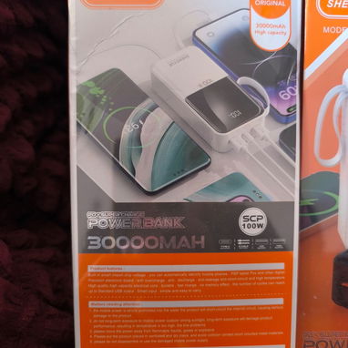 Cargadores portátil de 30 000 mha lmás nuevo y duro del mercado no se kede sin carga en el teléfono o ventilador portá - 4/6