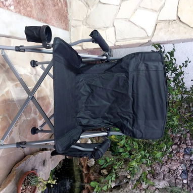 Silla plegable de camping con accesorios útiles. - Img 122130150